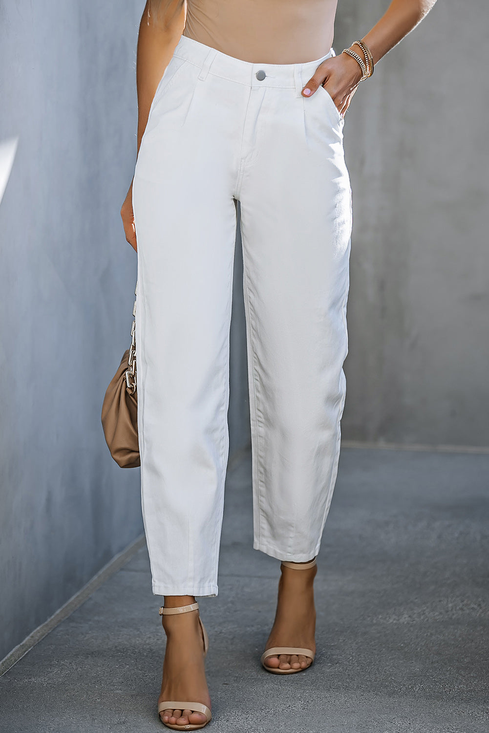 High-Waist Straight Jeans - FASHIONNOUVELLE