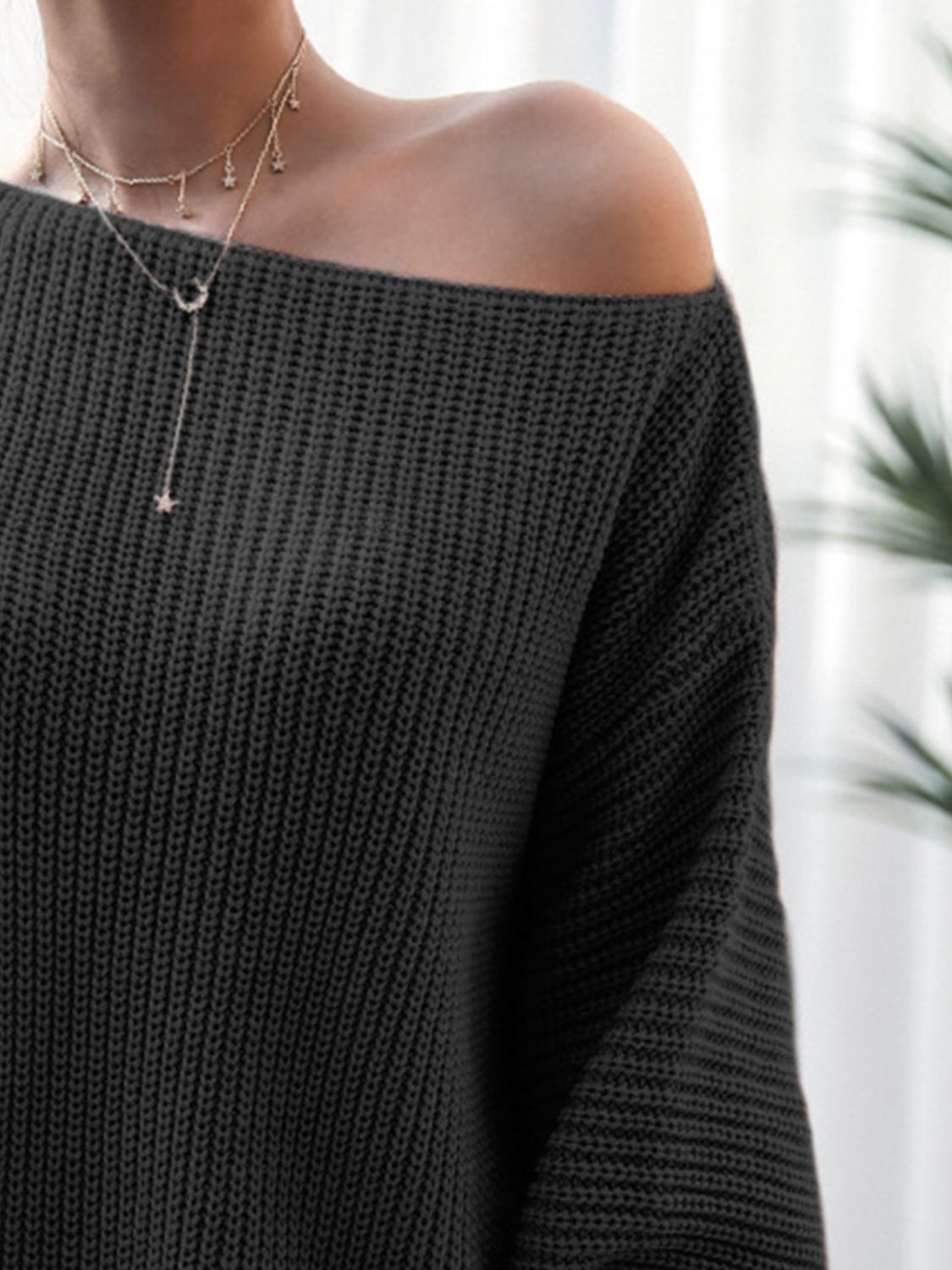 Rib-Knit Mini Sweater Dress - FASHIONNOUVELLE