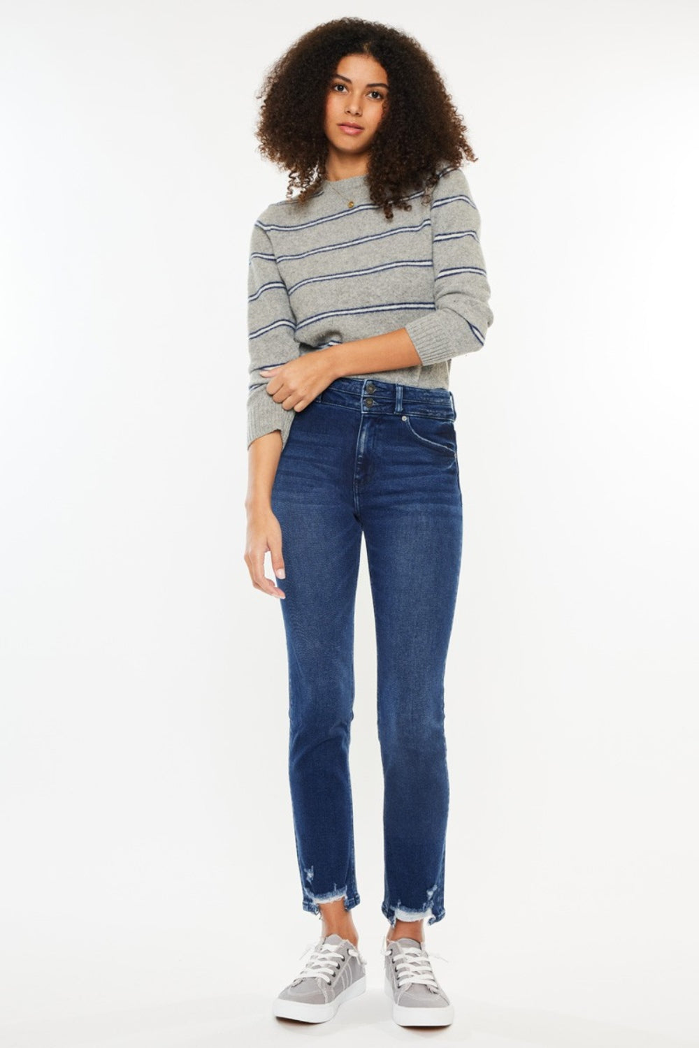 Kancan High Rise Slim Straight Jeans - FASHIONNOUVELLE