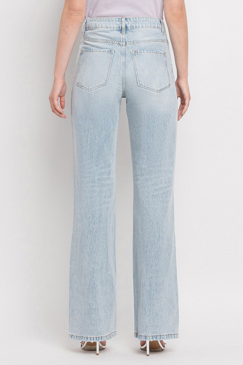 Vervet by Flying Monkey 90'S Vintage Super High Rise Flare Jeans - FASHIONNOUVELLE