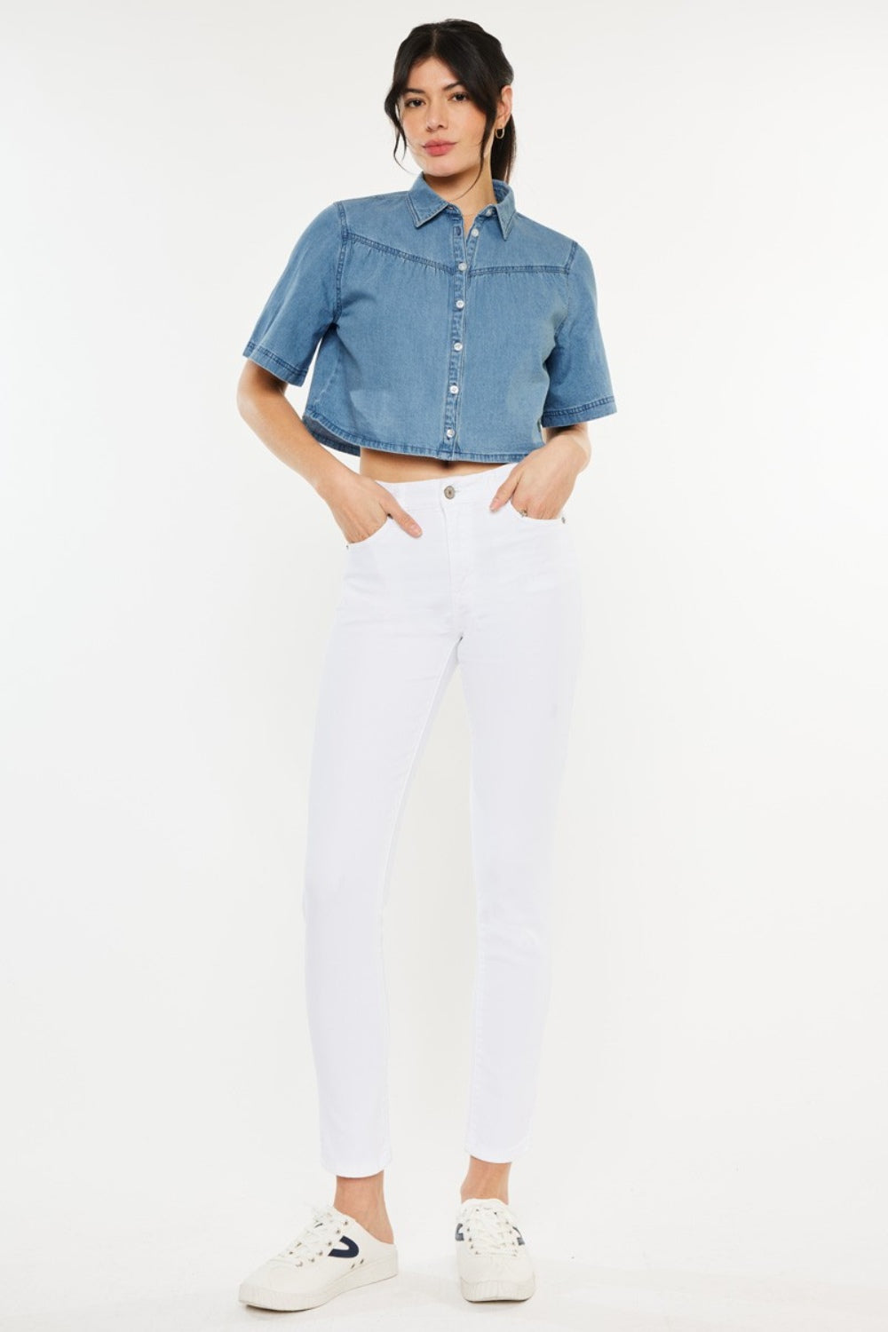 Kancan High Rise Ankle Skinny Jeans - FASHIONNOUVELLE