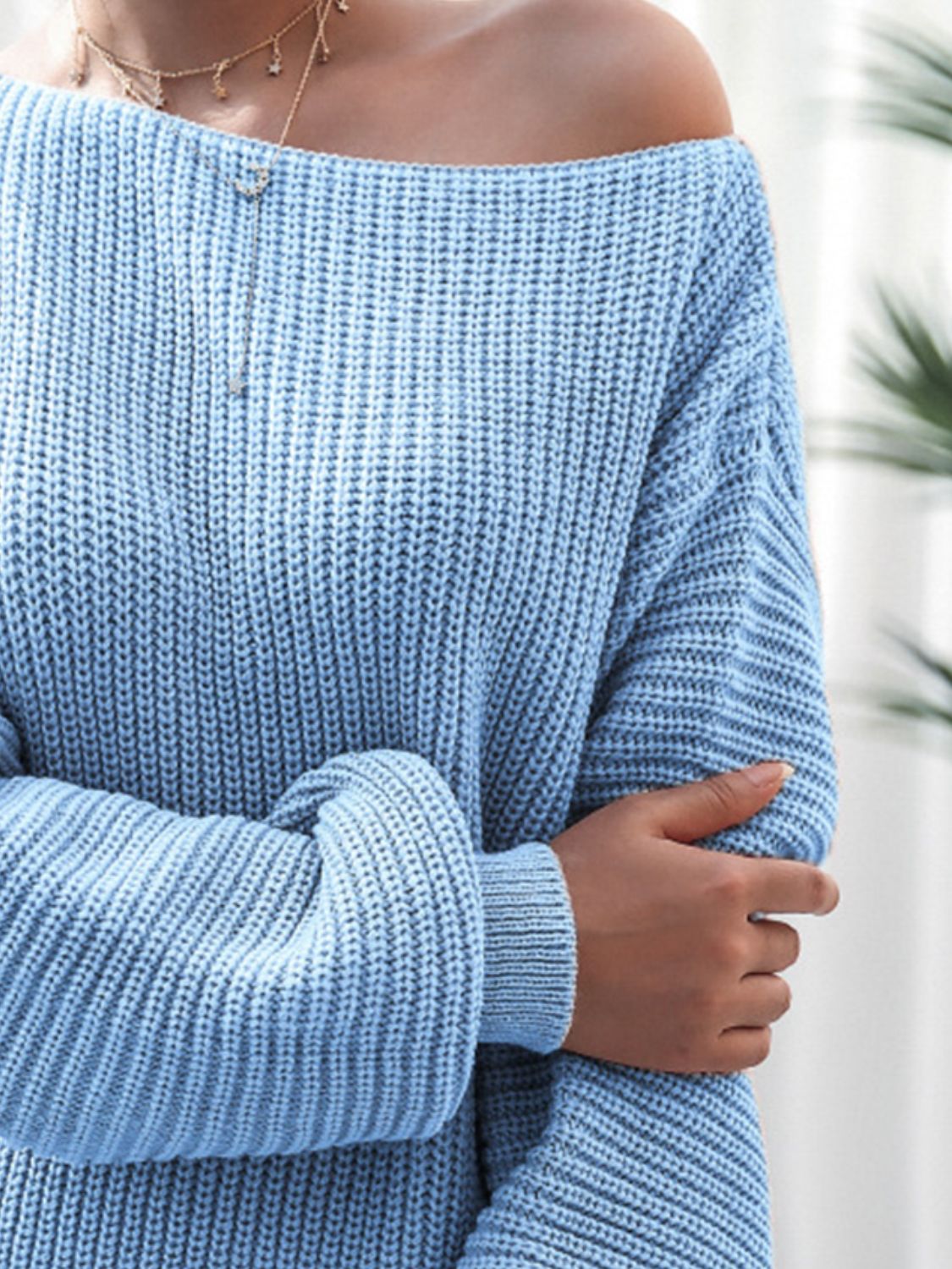 Rib-Knit Mini Sweater Dress - FASHIONNOUVELLE