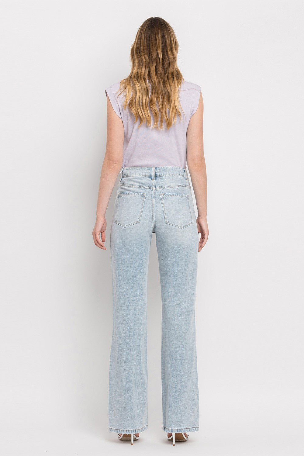 Vervet by Flying Monkey 90'S Vintage Super High Rise Flare Jeans - FASHIONNOUVELLE